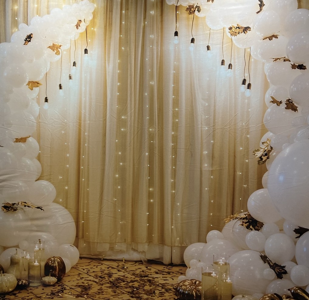 Autumn Balloon Arch