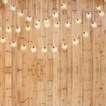Light Wood String Lights